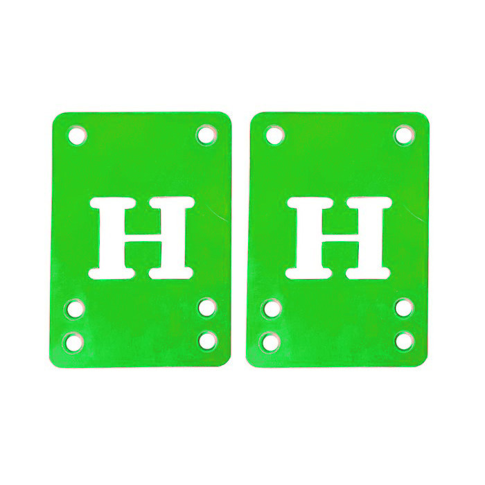 Boardstock Risers 2mm green